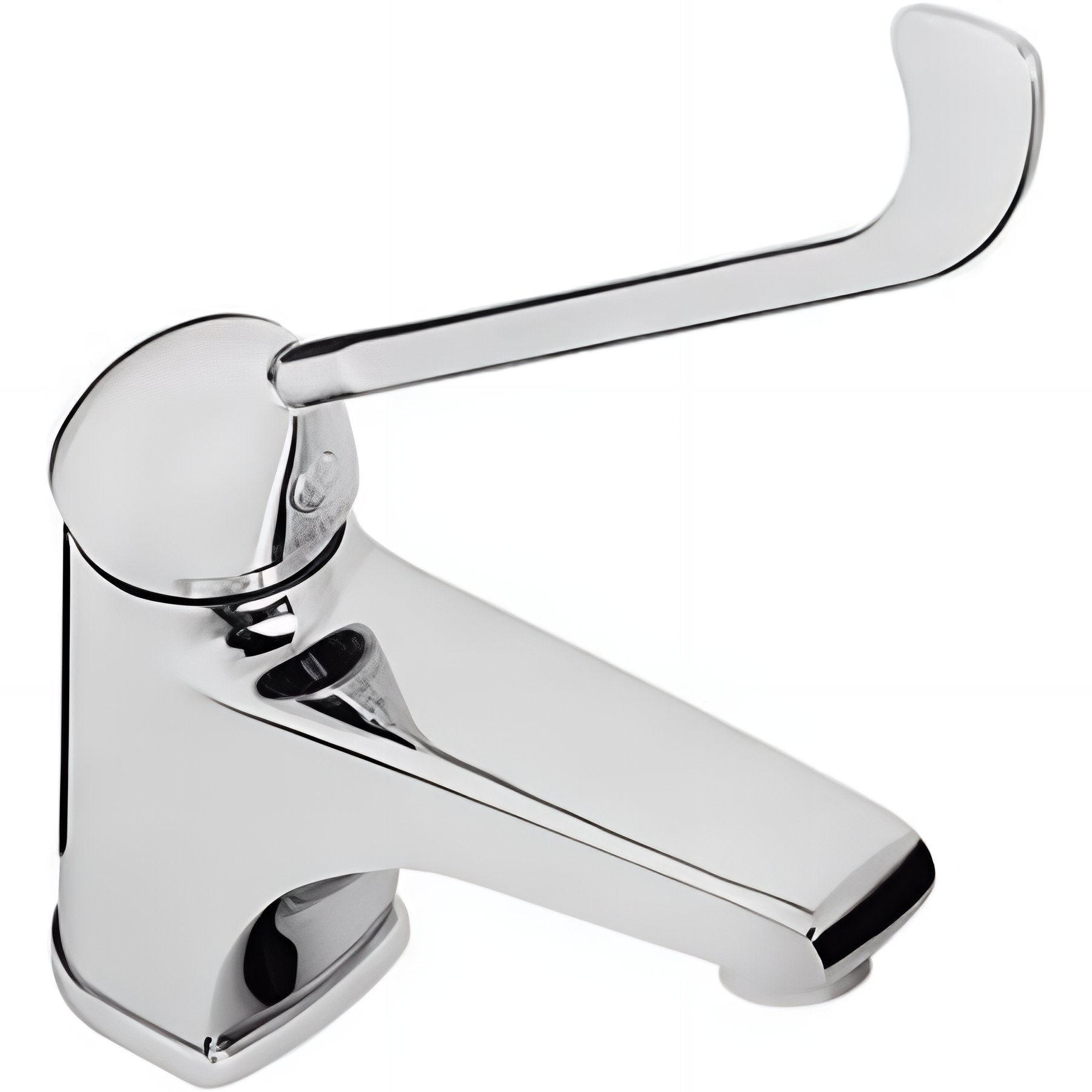 Mitigeur lavabo Easy levier PMR normes handicapé SANINDUSA chrome