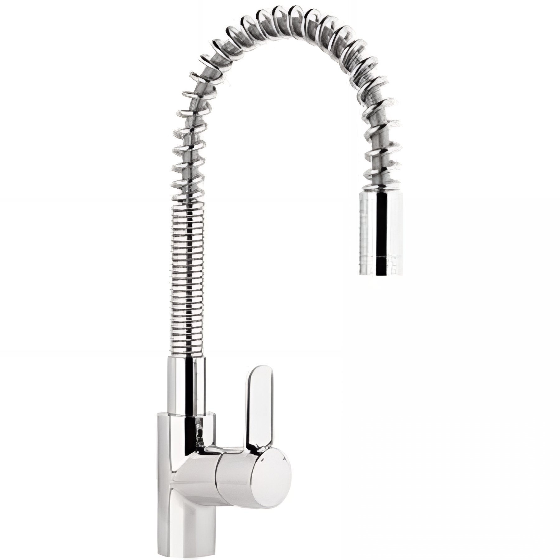 Mitigeur Torus SANINDUSA cuisine bec orientable a ressort chrome