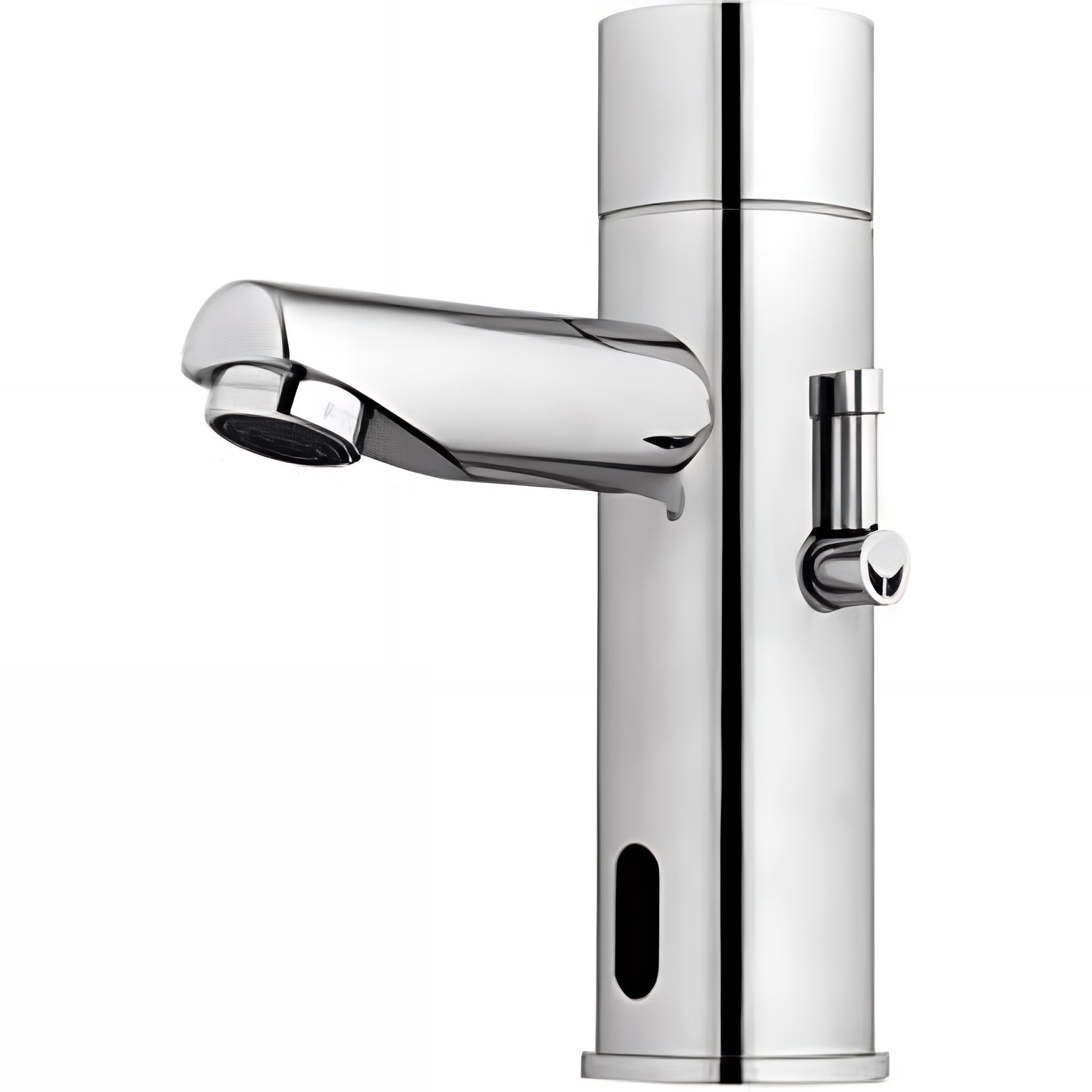 Mitigeur lavabo SANINDUSA Basic sans contact a détection infrarouge transformateur chrome