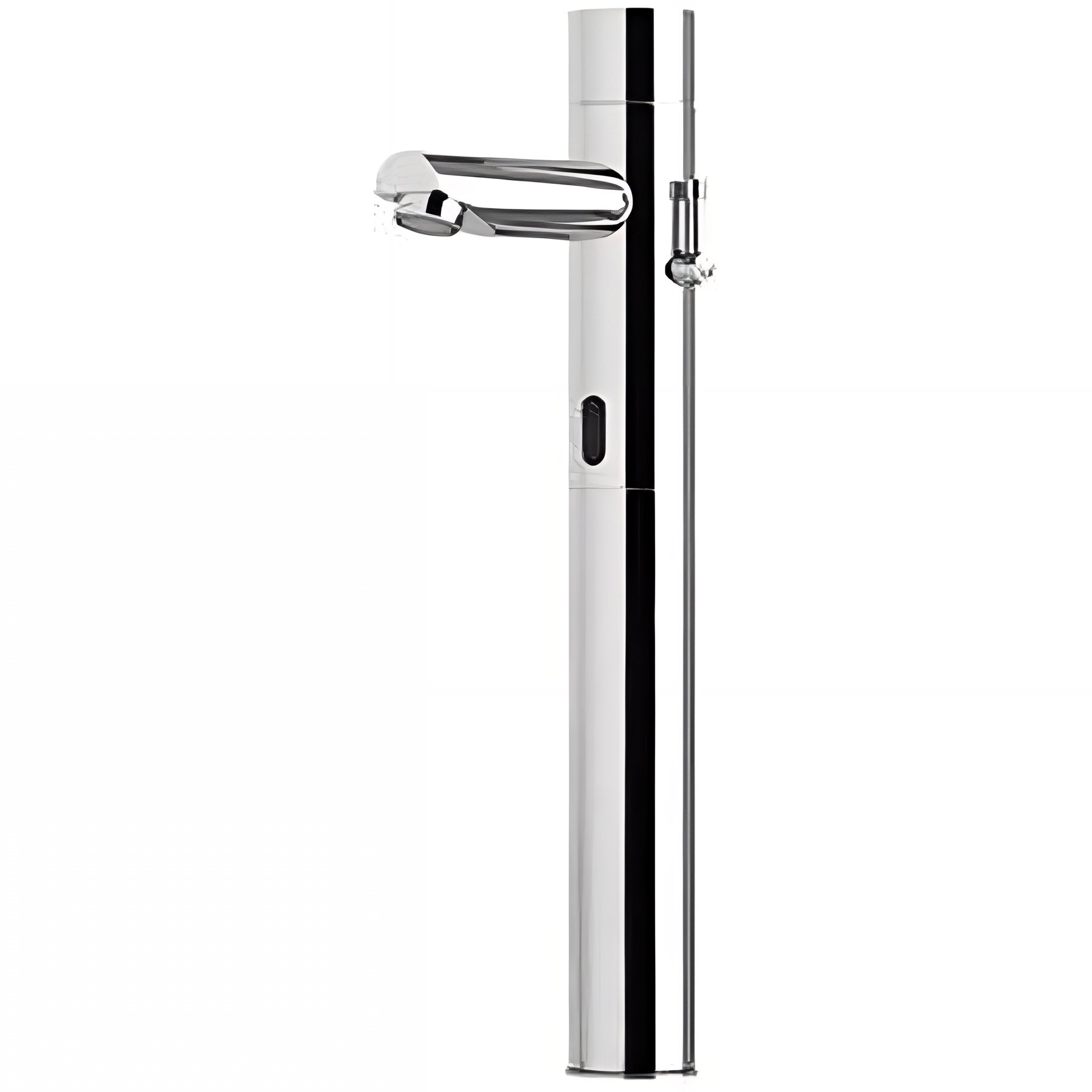 Mitigeur électronique lavabo corps haut pose sur plan Basic sans contact avec pile chrome