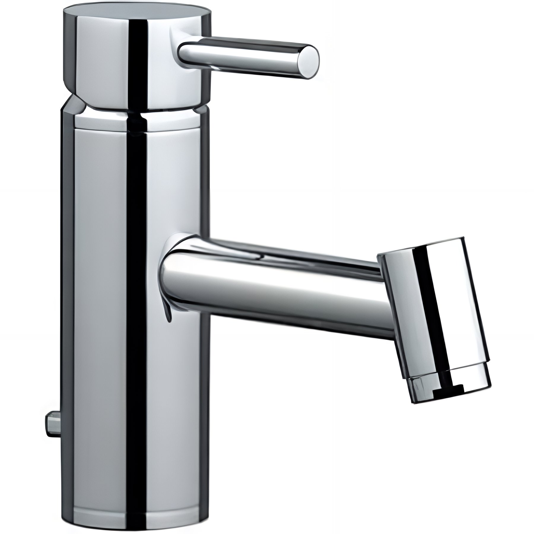 Mitigeur lavabo SANINDUSA Tube Eco avec vidage chrome