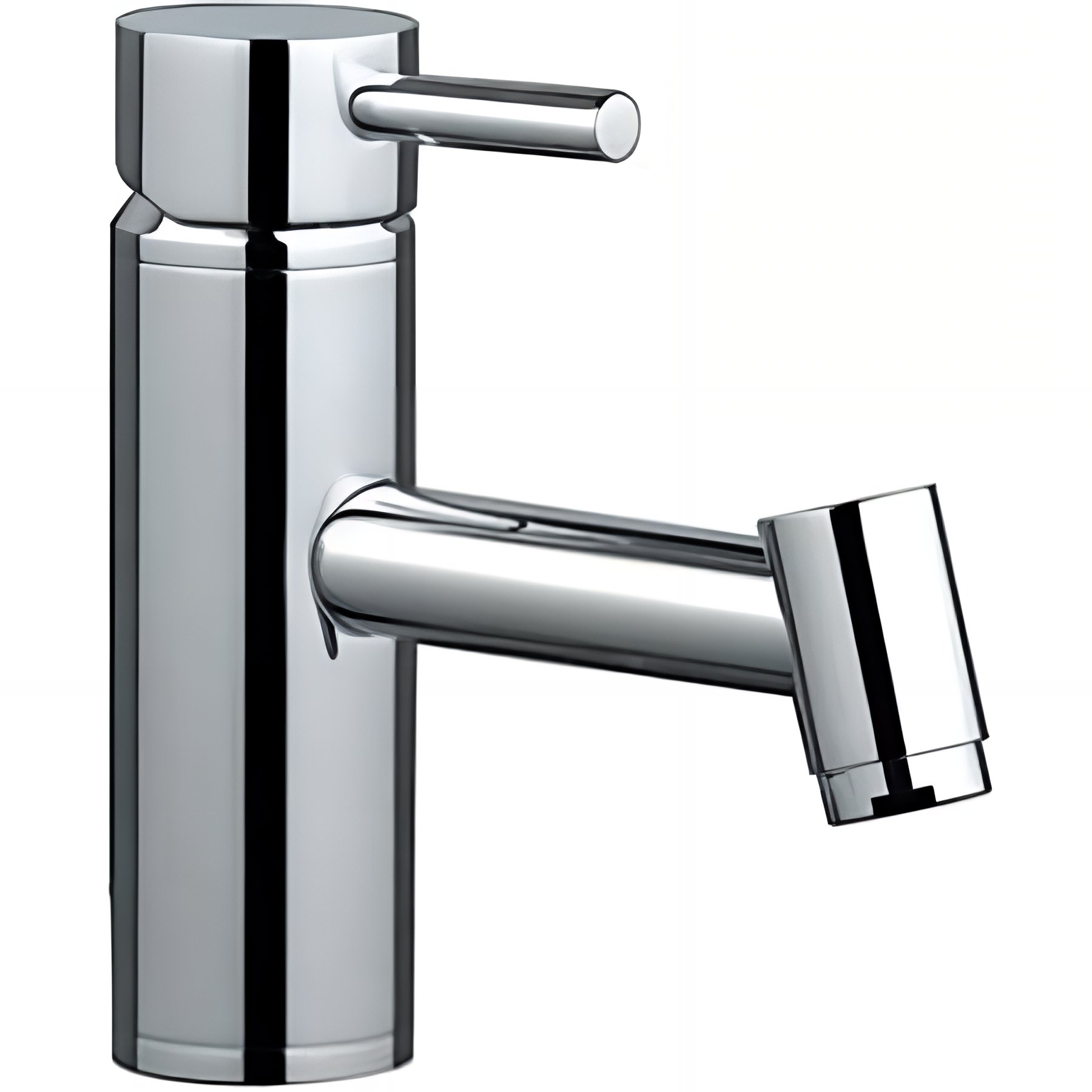 Mitigeur lavabo SANINDUSA Tube Eco sans vidage chrome