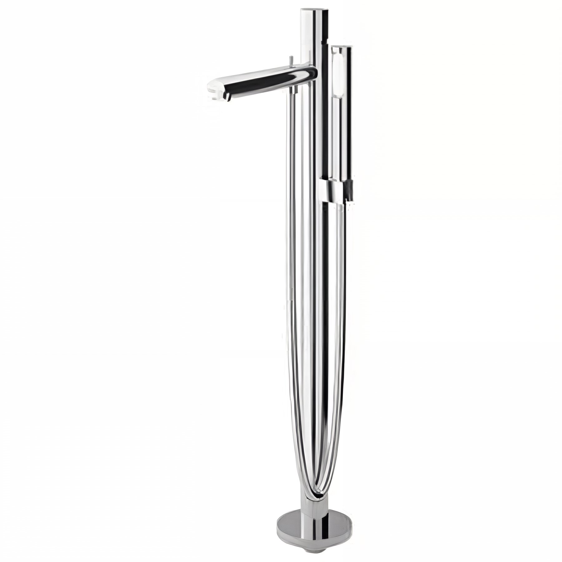 Mitigeur Baignoire Single SANINDUSA fixation au sol chrome