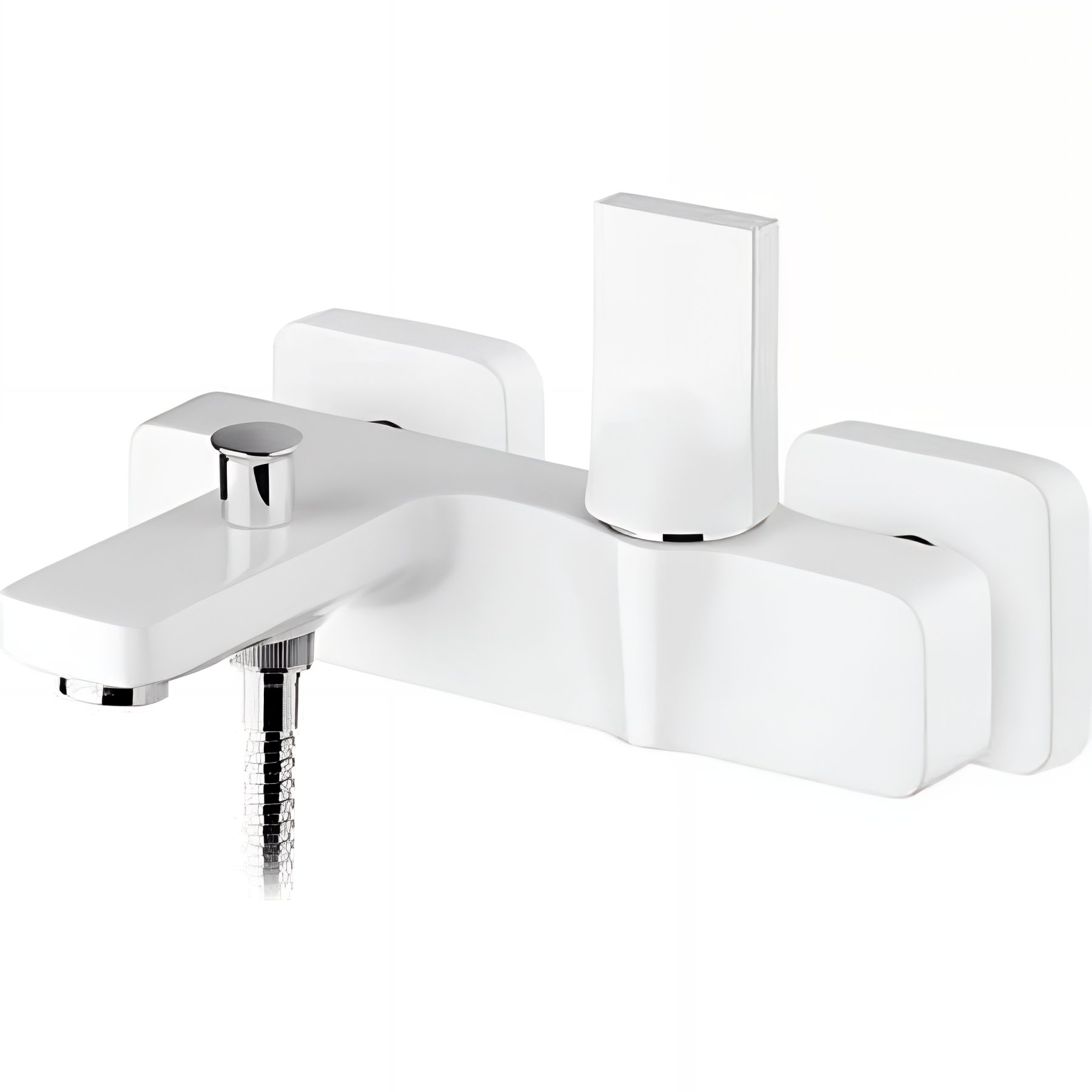 Mitigeur Baignoire Line SANINDUSA 42 couleur blanc/chrome