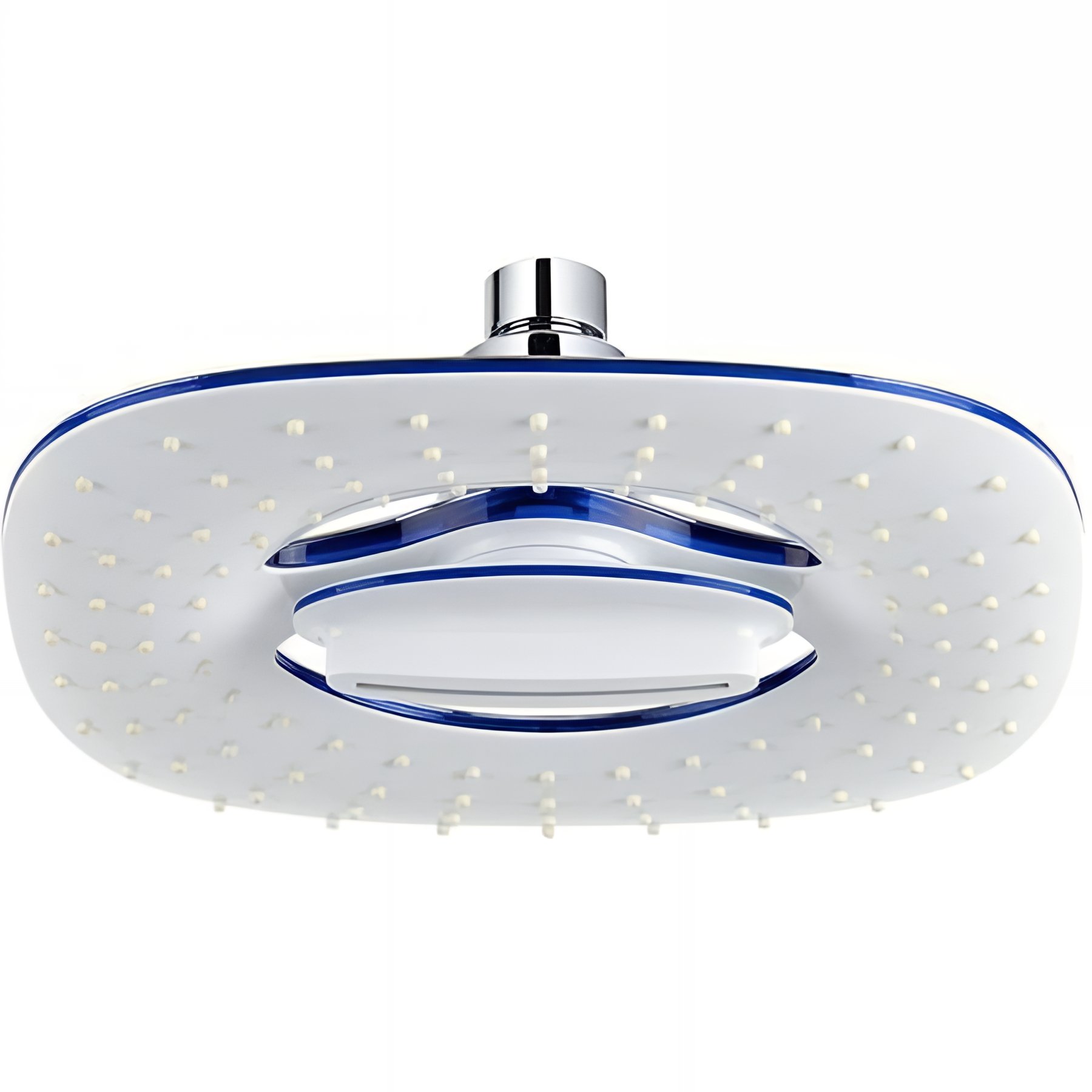 Tête de douche SANINDUSA avec cascade 200 Enjoy couleur blanc et chrome