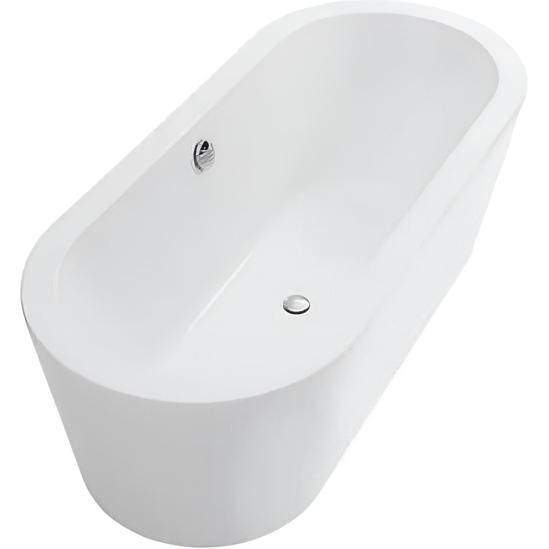 Baignoire îlot acrylique Freestanding 180x80 Urb.Y Plus couleur blanc (livrée avec vidage)
