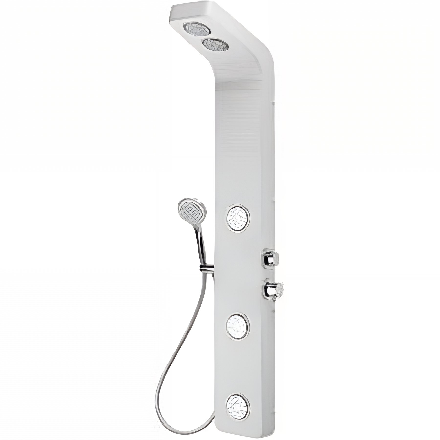 Colonne de douche hydromassante Shadow couleur blanc