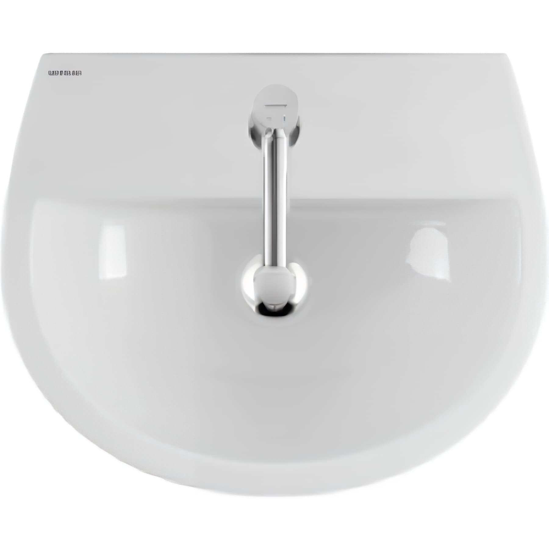 Lavabo 55cm mural céramique traditionnelle SANINDUSA Aveiro Easy couleur blanc