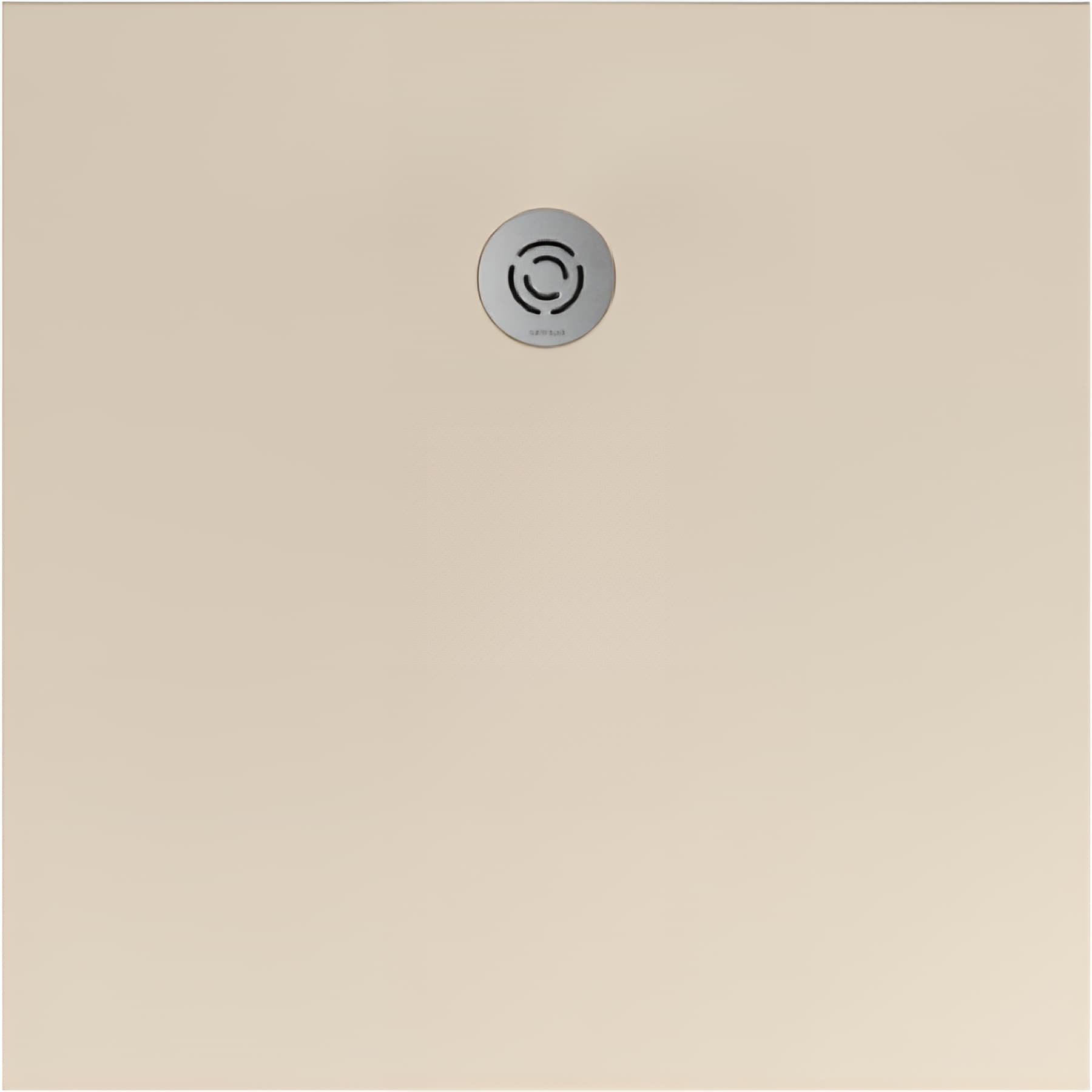 Receveur de douche en pierre naturelle découplable SANINDUSA STONIT Marina Plus 110x100 surface lisse anti dérapant C3 bonde offerte couleur beige