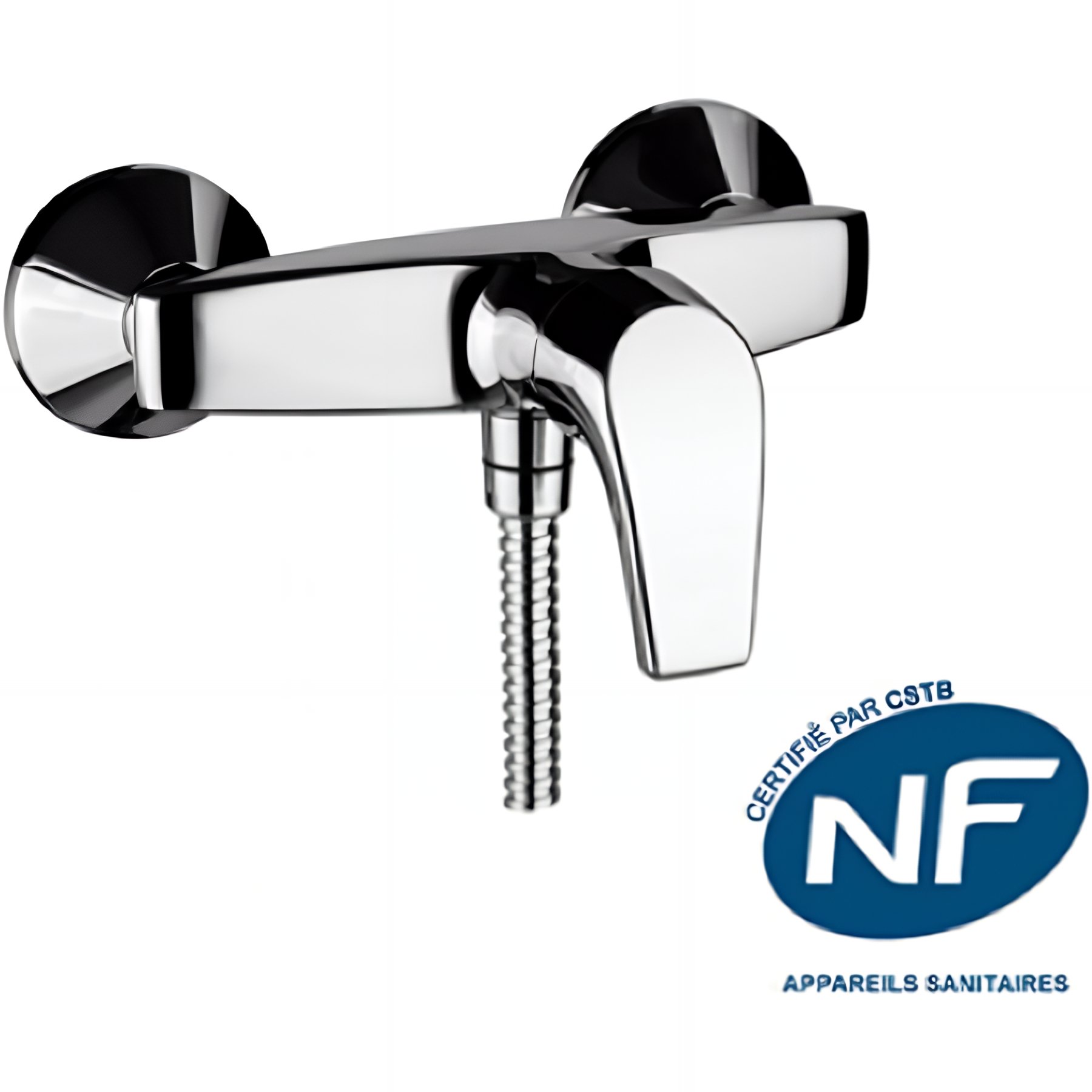 Mitigeur douche NF Easy SANINDUSA sans flexible et douchette chrome