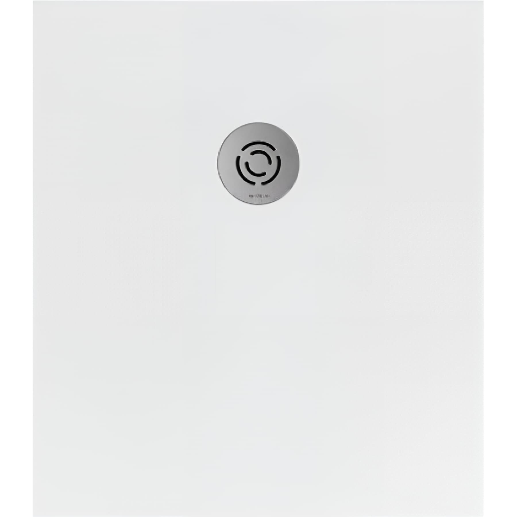 Receveur de douche en pierre naturelle découplable SANINDUSA STONIT Marina Plus 90x70 surface lisse anti dérapant C3 bonde offerte couleur blanc