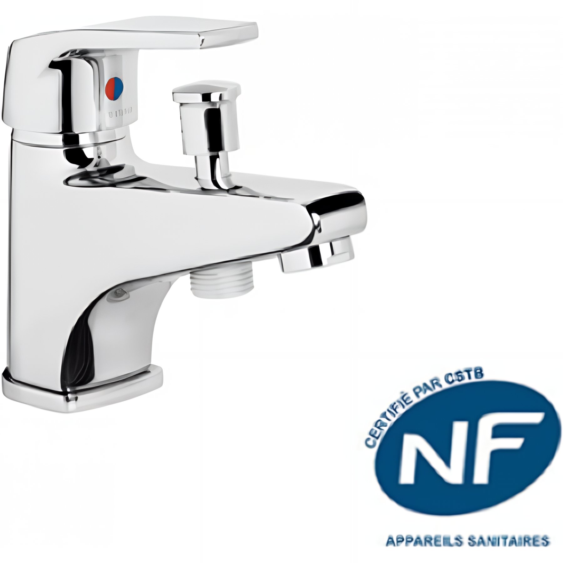 Mitigeur Easy SANINDUSA bain/douche monotrou chrome NF