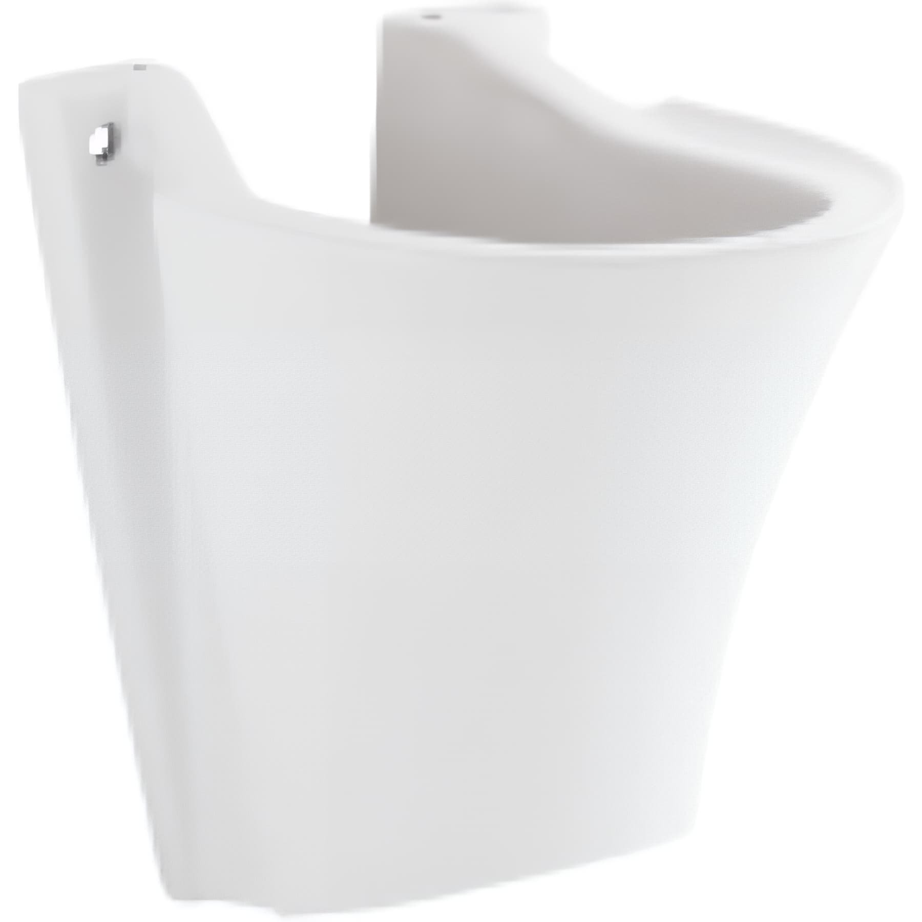 Colonne de lavabo Jade céramique traditionnelle SANINDUSA couleur blanc