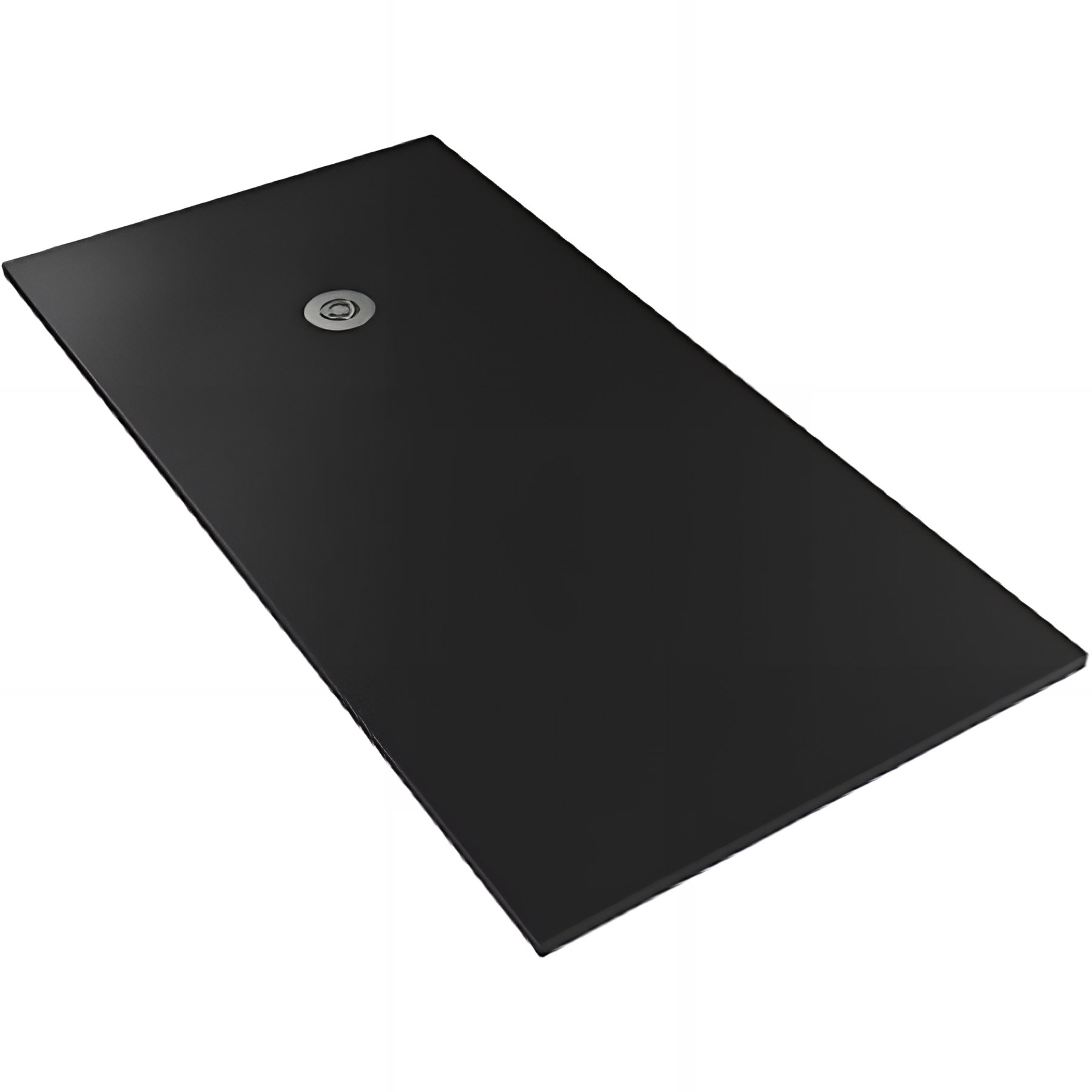 Receveur de douche en pierre naturelle découplable SANINDUSA STONIT Marina Plus 210x80 surface lisse anti dérapant C3 bonde offerte couleur noir    