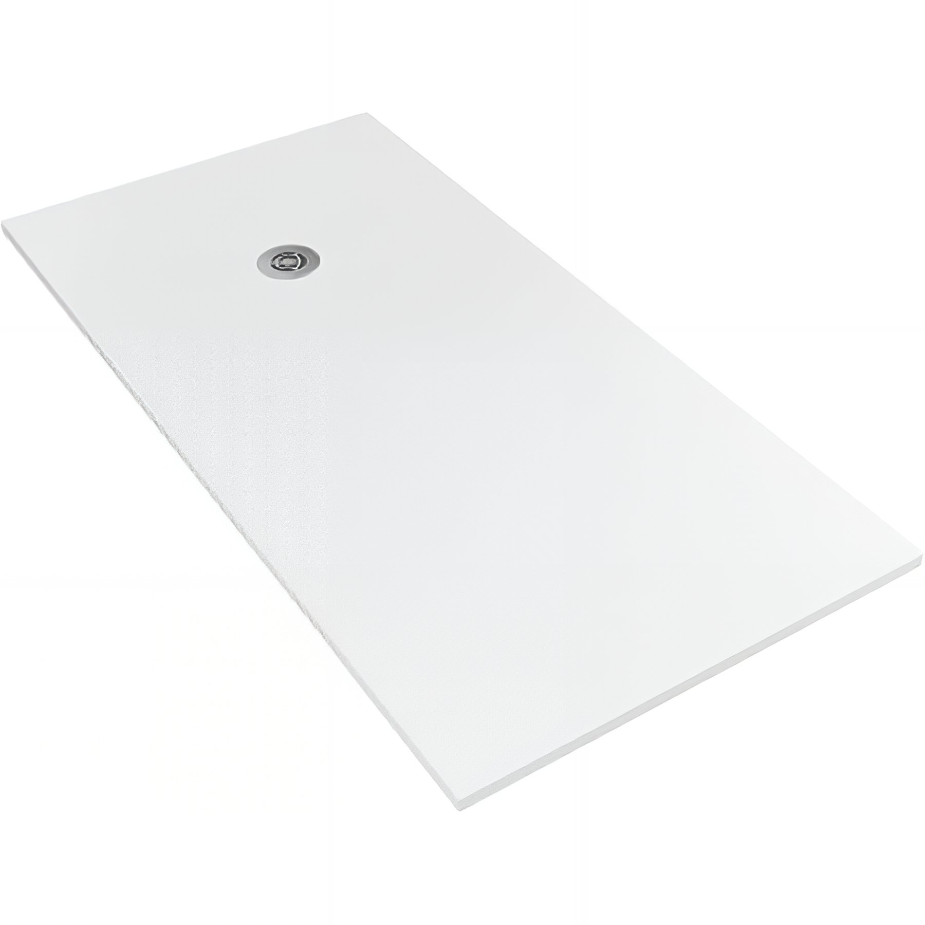 Receveur de douche en pierre naturelle découplable SANINDUSA STONIT Marina Plus 140x70 couleur blanc surface lisse anti dérapant C3 bonde offerte