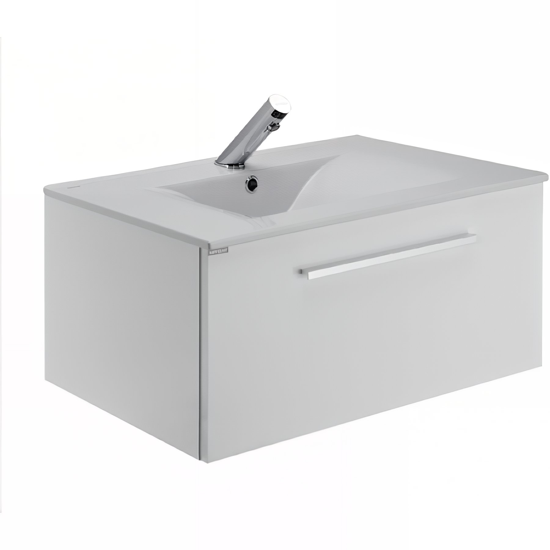 Meuble salle de bains Area 60 avec tiroir couleur blanc
