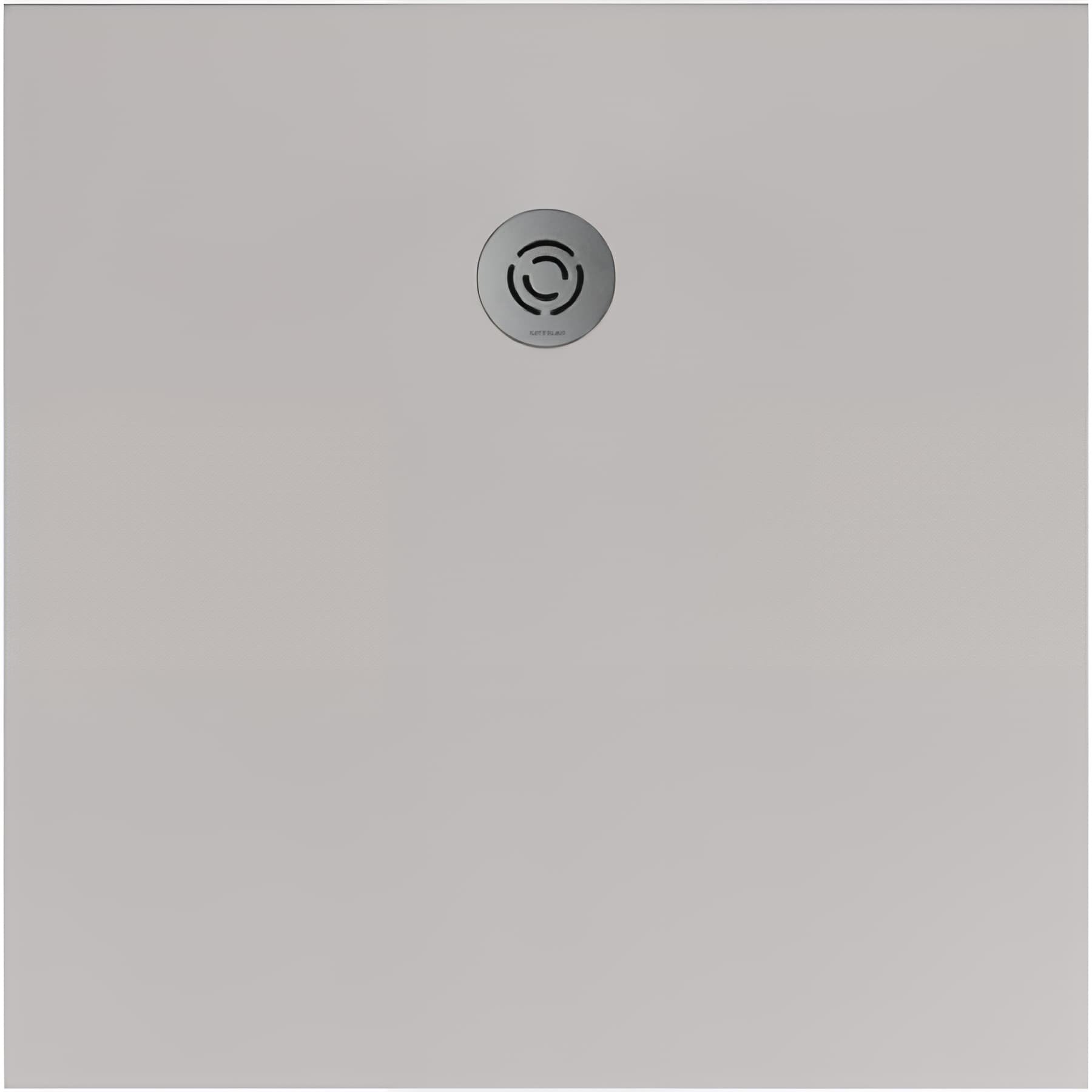 Receveur de douche en pierre naturelle découplable SANINDUSA STONIT Marina Plus 110x100 surface lisse anti dérapant C3 bonde offerte couleur gris
