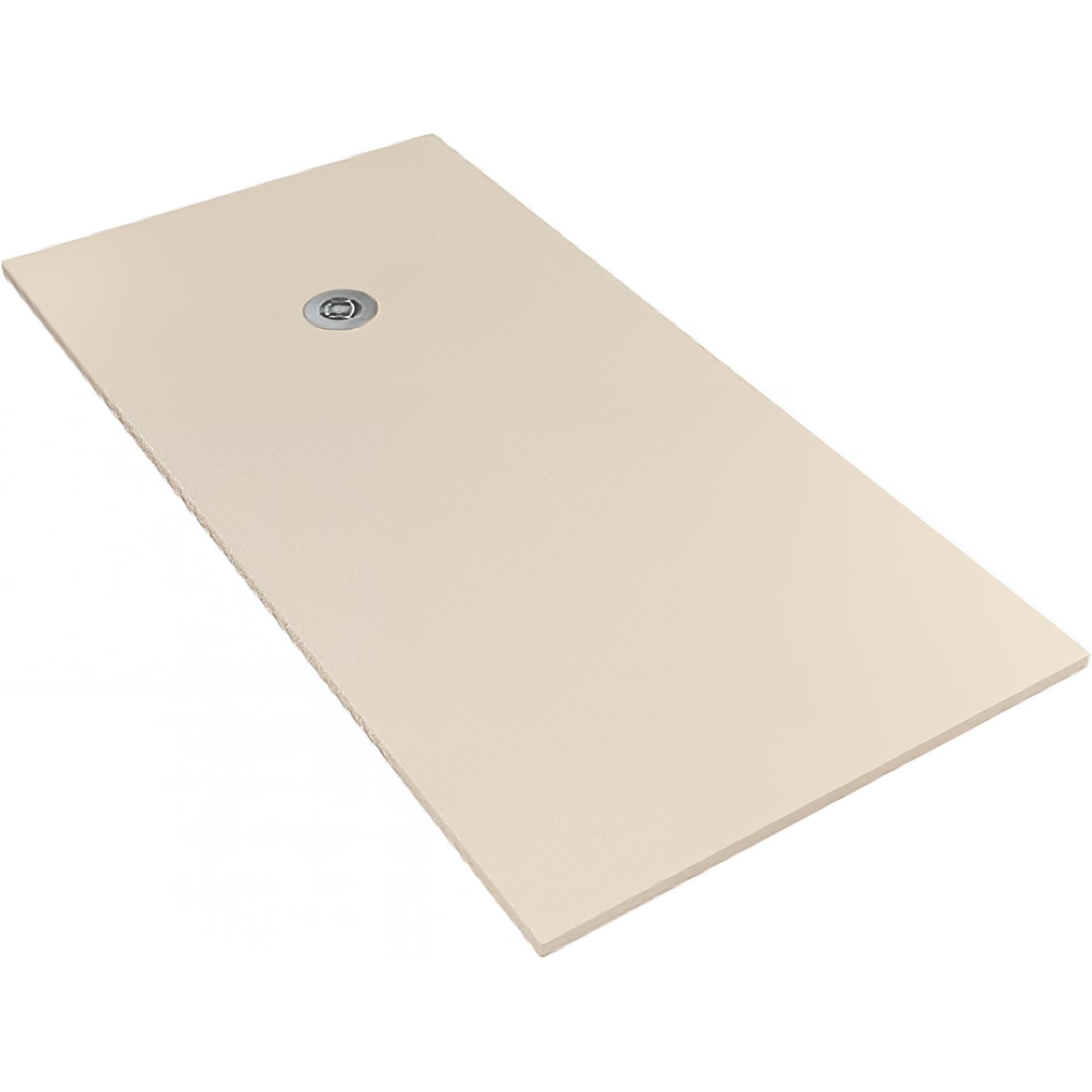 Receveur de douche en pierre naturelle découplable SANINDUSA STONIT Marina Plus 150x70 couleur beige surface lisse anti dérapant C3 bonde offerte