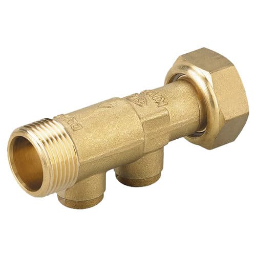 Clapet anti-pollution laiton 3/4 Mâle écrou prisonnier 3/4 contrôlable