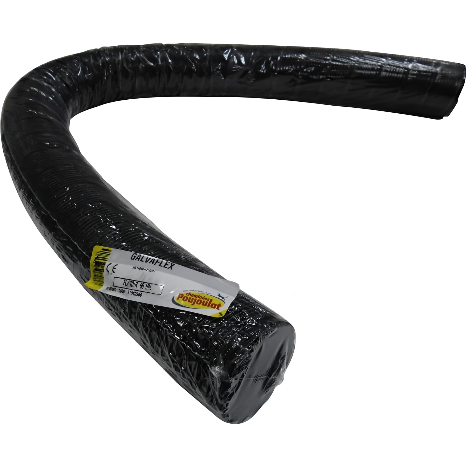 Conduit Galvaflex, diamètre 060 mm, noir standard (RAL 323) FLXNOIR 60 1 ML