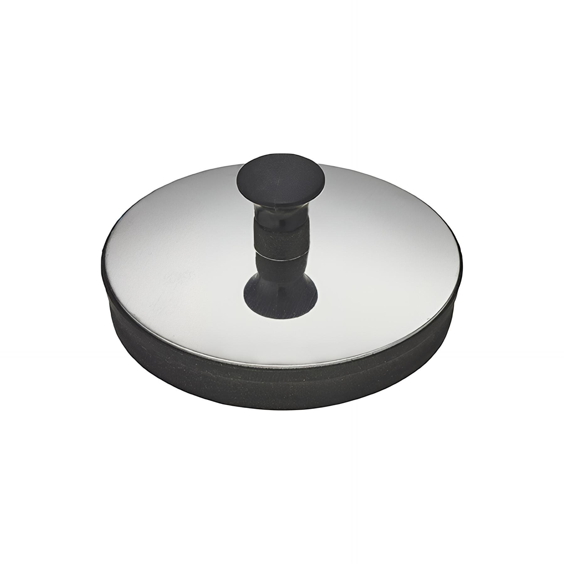 Bouchon manuel avec enjoliveur inox Øbas 54,6xØhaut 57,5mm
