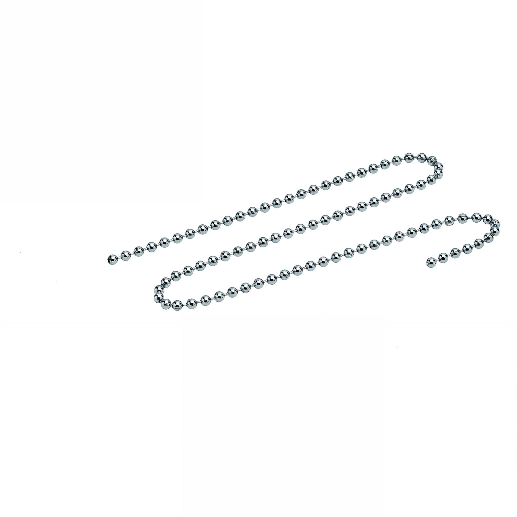 Chaînette perlée acier inoxydable Ø3,2x300mm