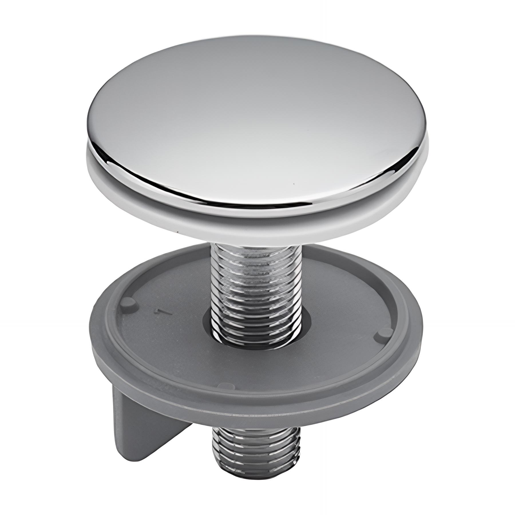 Cache trou laiton chromé Ø43,7mm