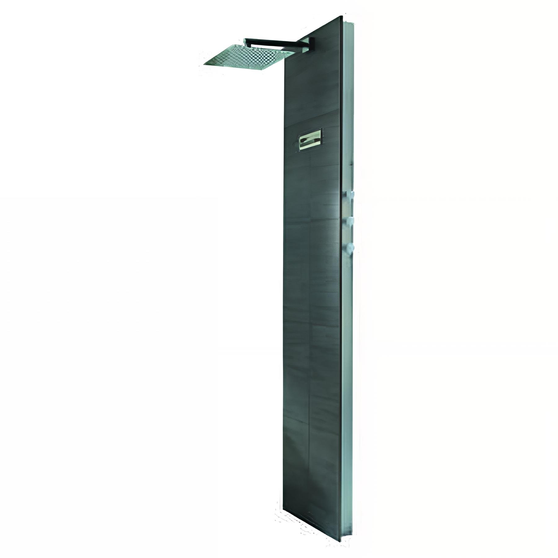 BATI'DOUCHE à carreler, robinetterie thermostatique, pomme haute 300x300mm