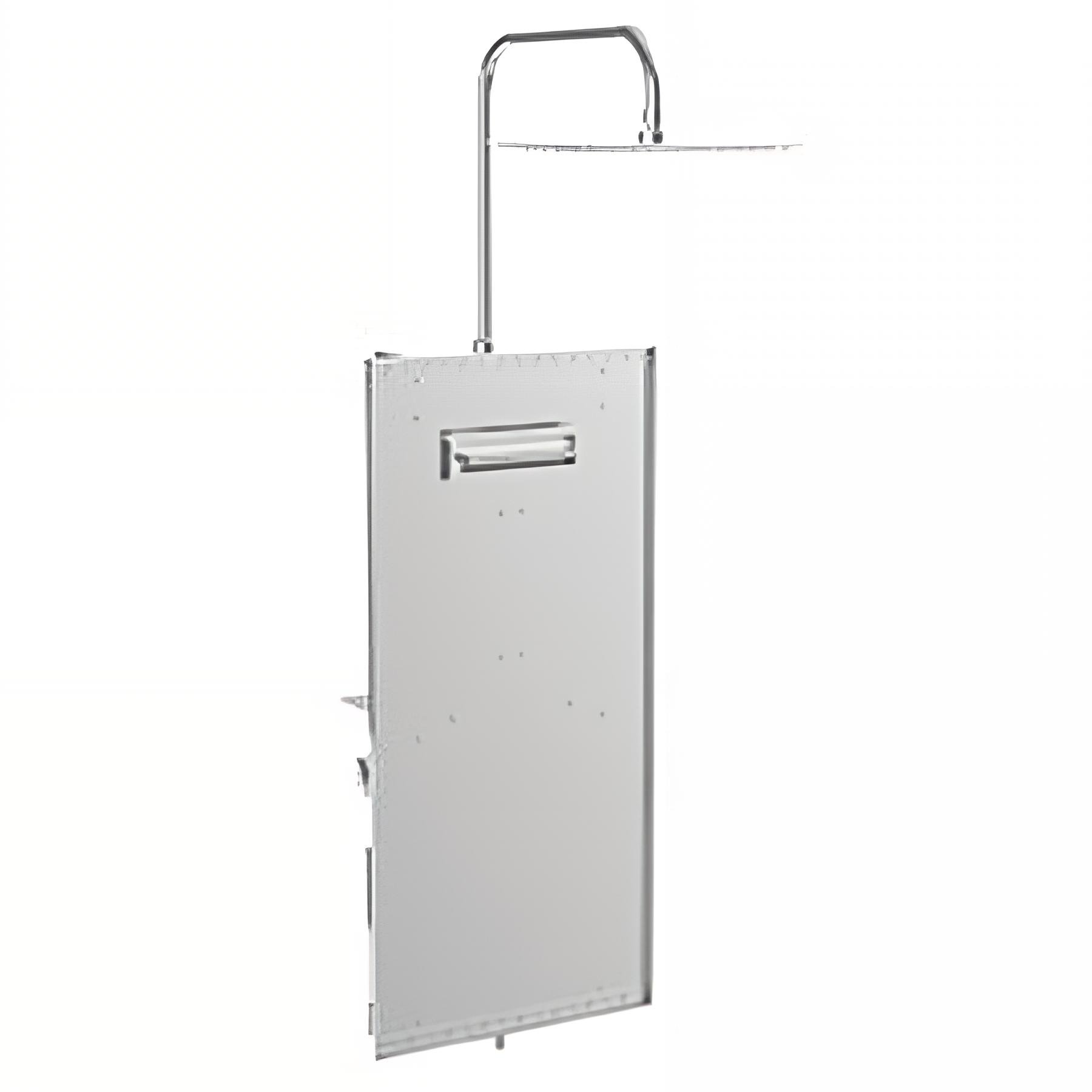 BATI'DOUCHE mini à carreler, robinetterie thermostatique, pomme haute 250x250mm
