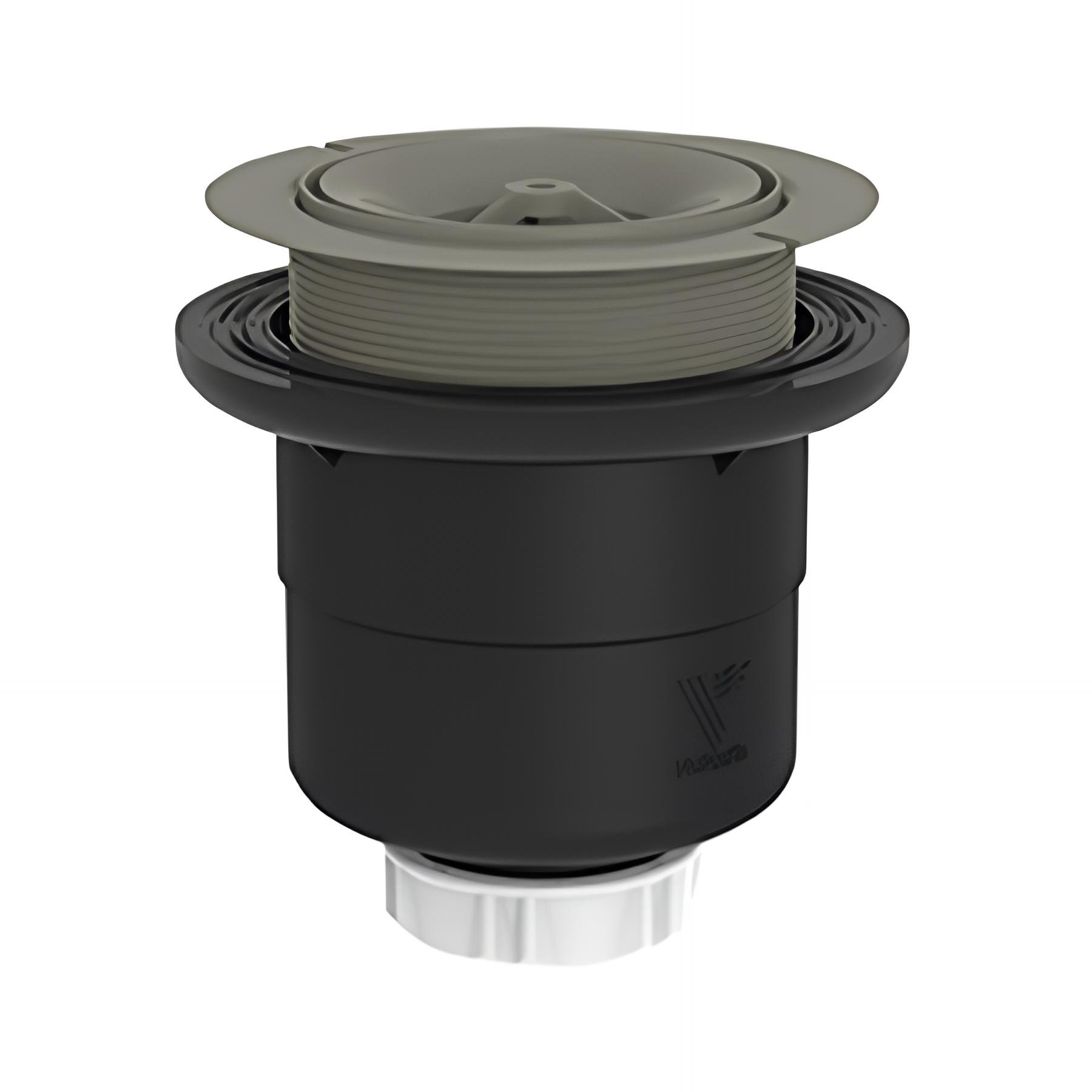 Bonde pour receveur extra-plat Ø90mm, sans capot, sortie verticale