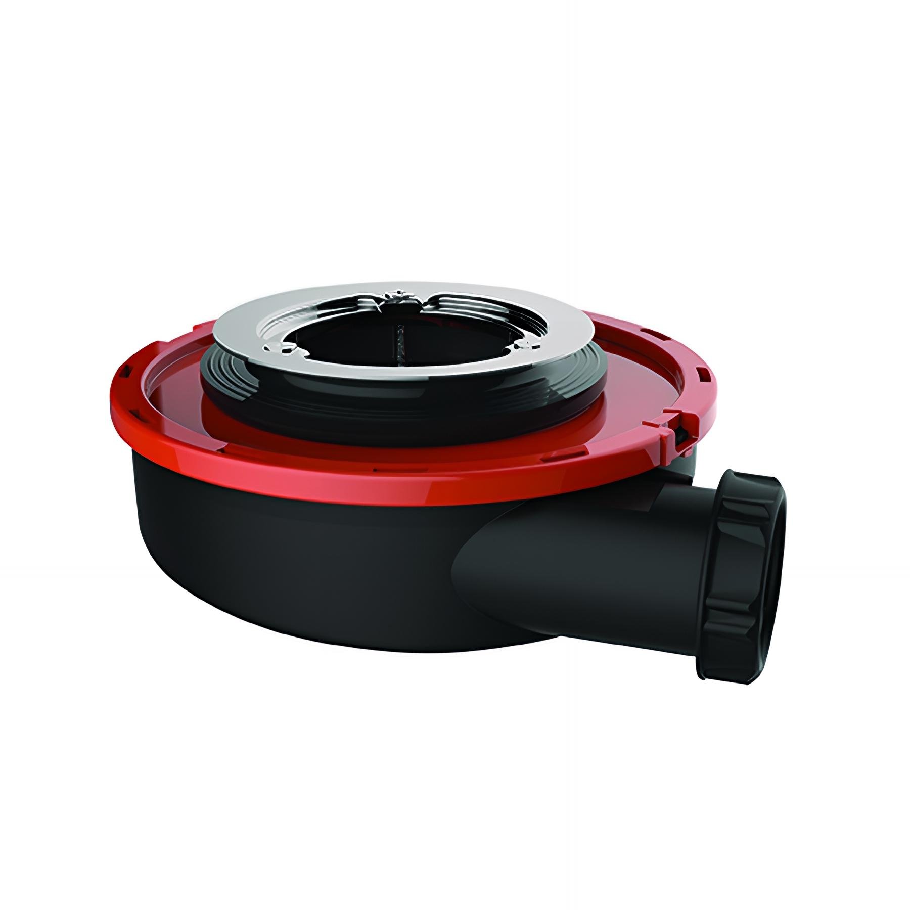 Bonde extra-plate receveur Ø90mm, FLUSH 44, H. 60mm, sans capot