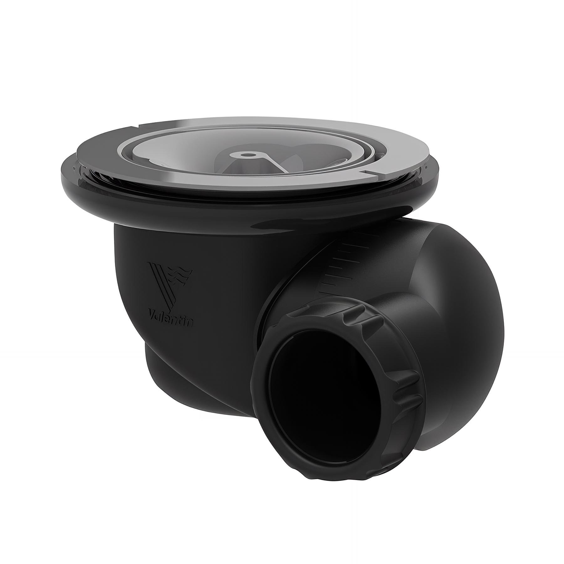 Bonde receveur Ø90mm, GOULUE sans capot, sortie orientable Ø40mm