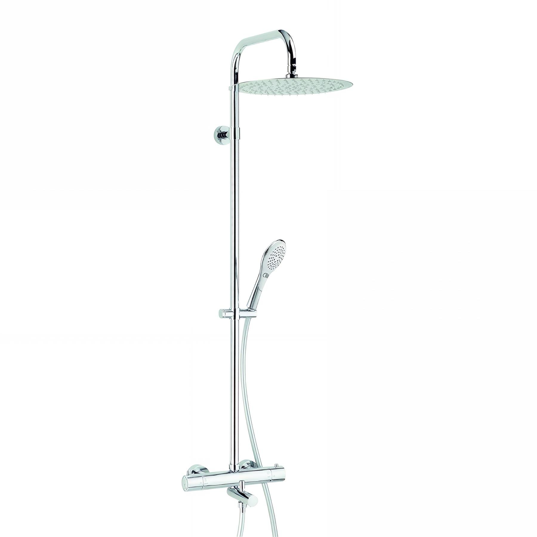 Combiné bain-douche OPIUM 300, robinetterie thermostatique, sans tablette