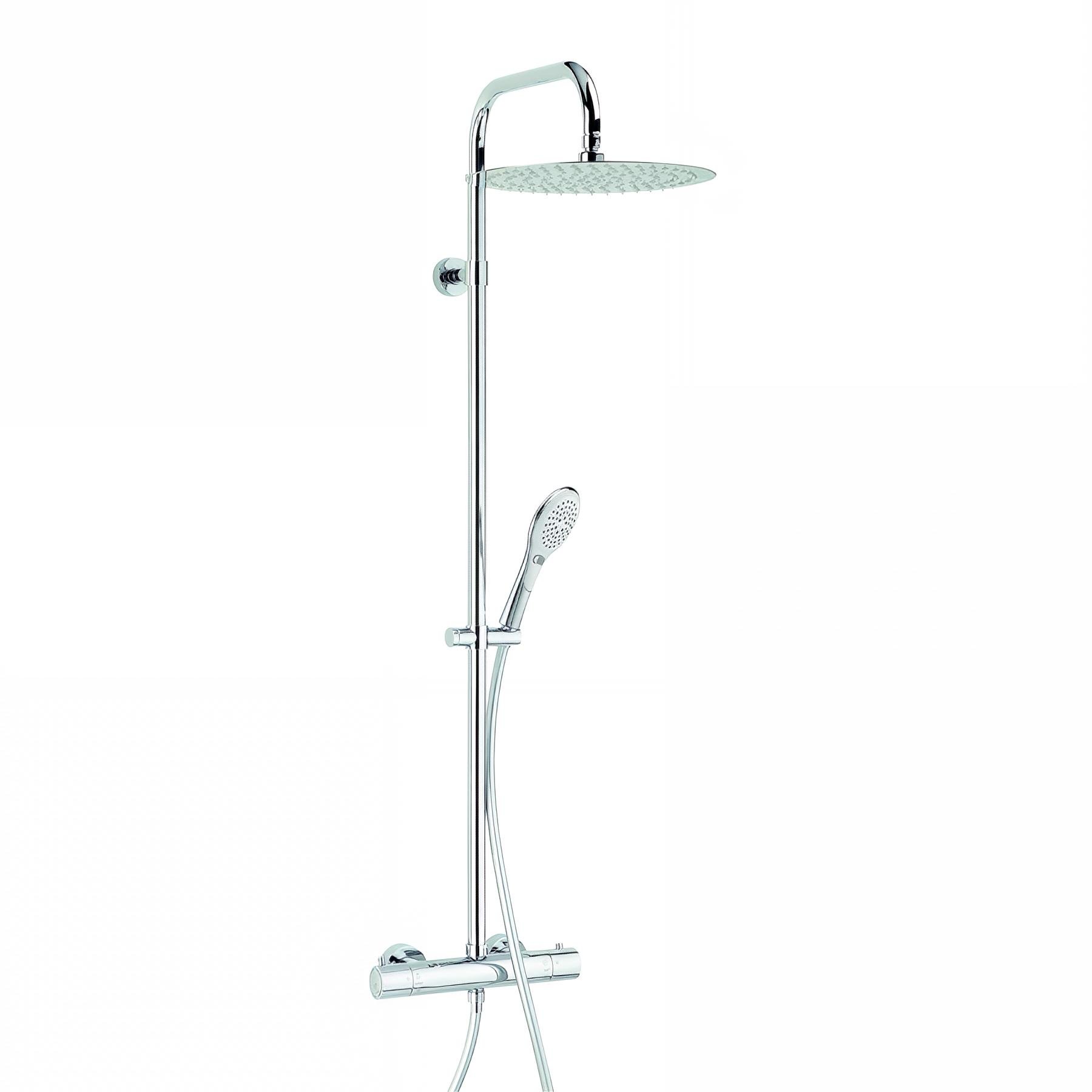 Combiné de douche OPIUM 300, robinetterie thermostatique, sans tablette