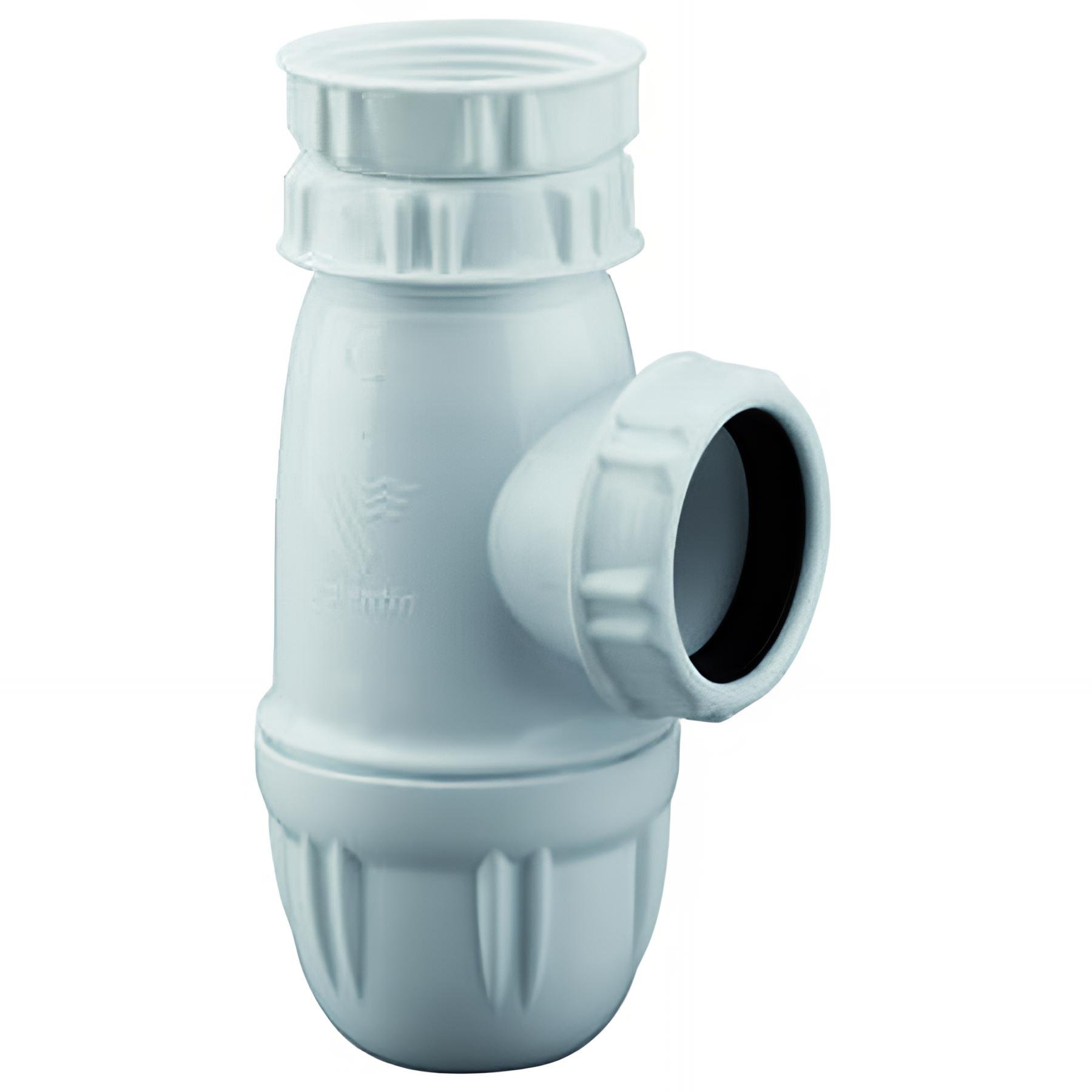 Siphon réglable pour évier (entrée 1"1/2 sortie 40mm réglable 62 à 97mm)