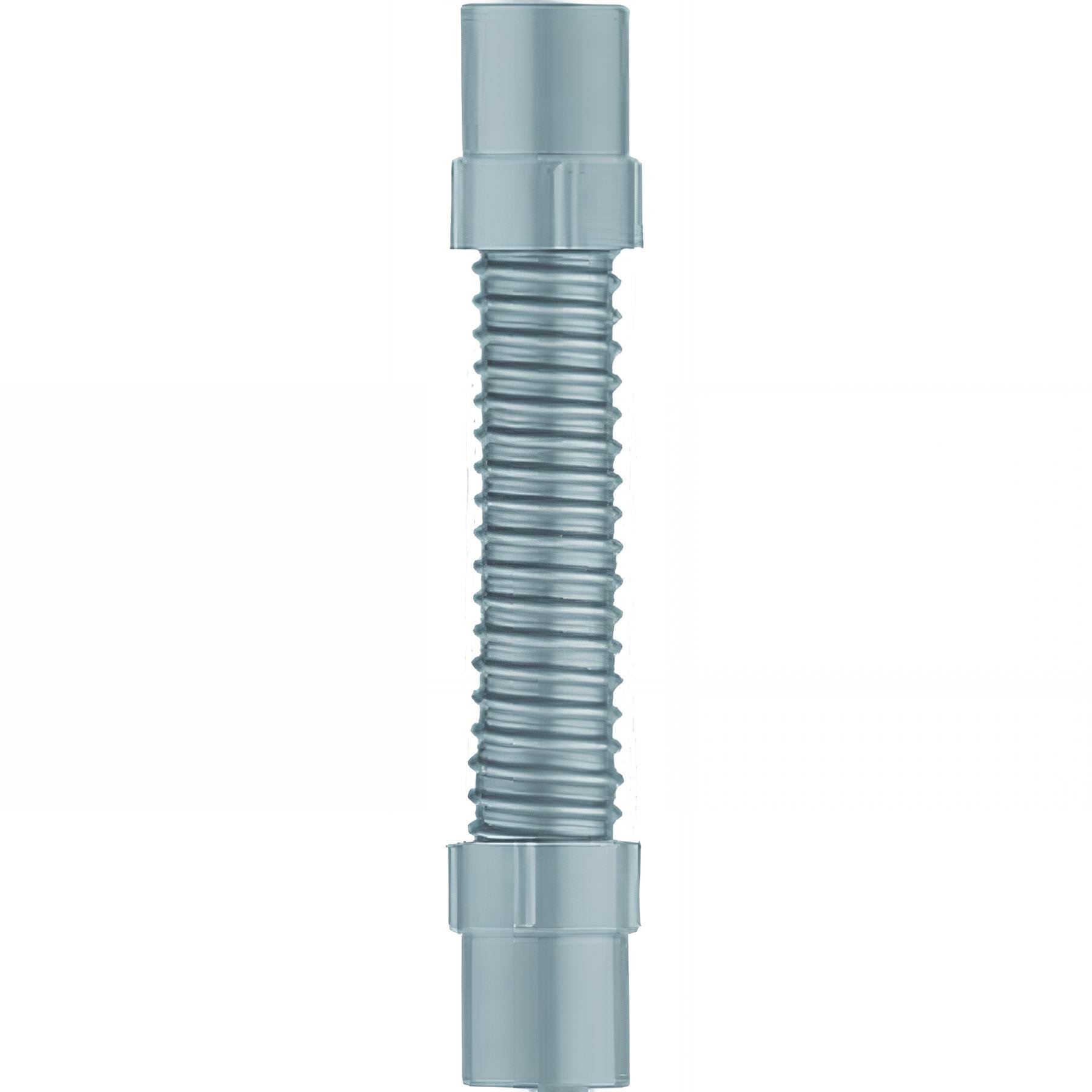 Flexible évacuation armé, embouts ABS M/M Ø32mm, L. 260mm