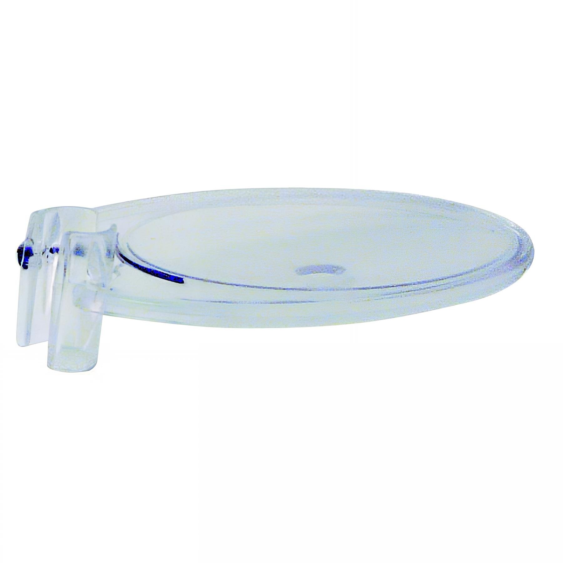 Porte-savon acryl, à clipser, pour barre Ø18mm