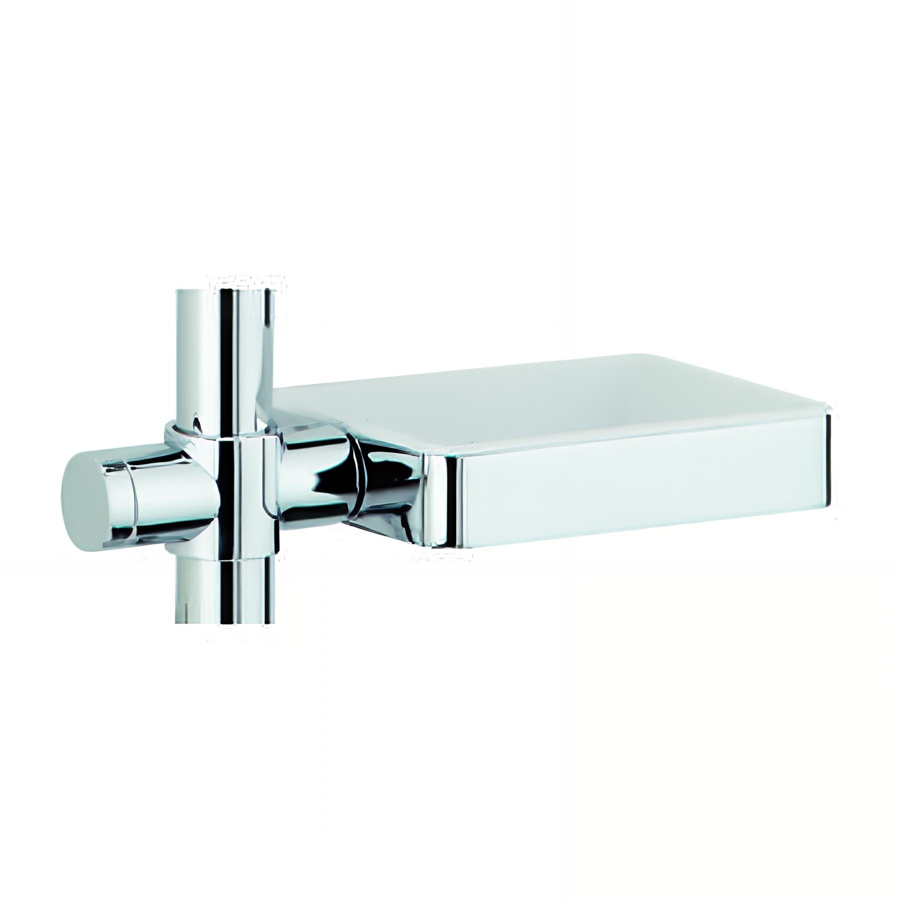 Tablette porte-objet pour barre de douche Ø25mm 