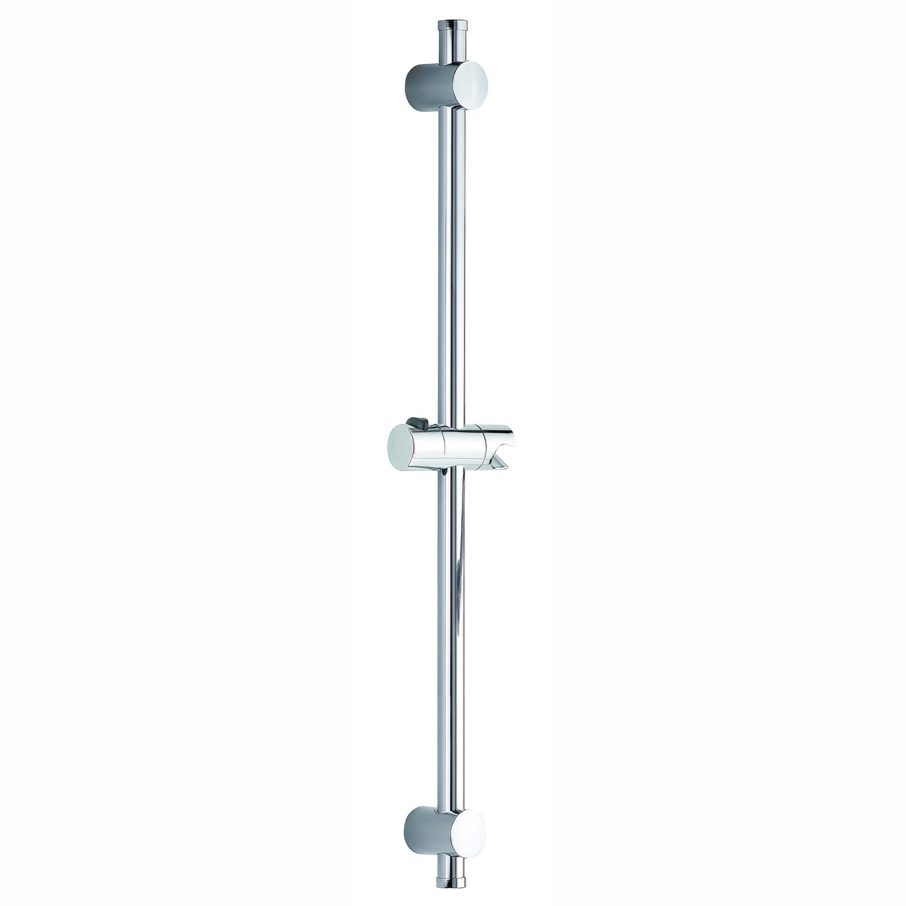Barre de douche Ø25mmx650mm, pieds réglables, cale de rattrapage d'aplomb