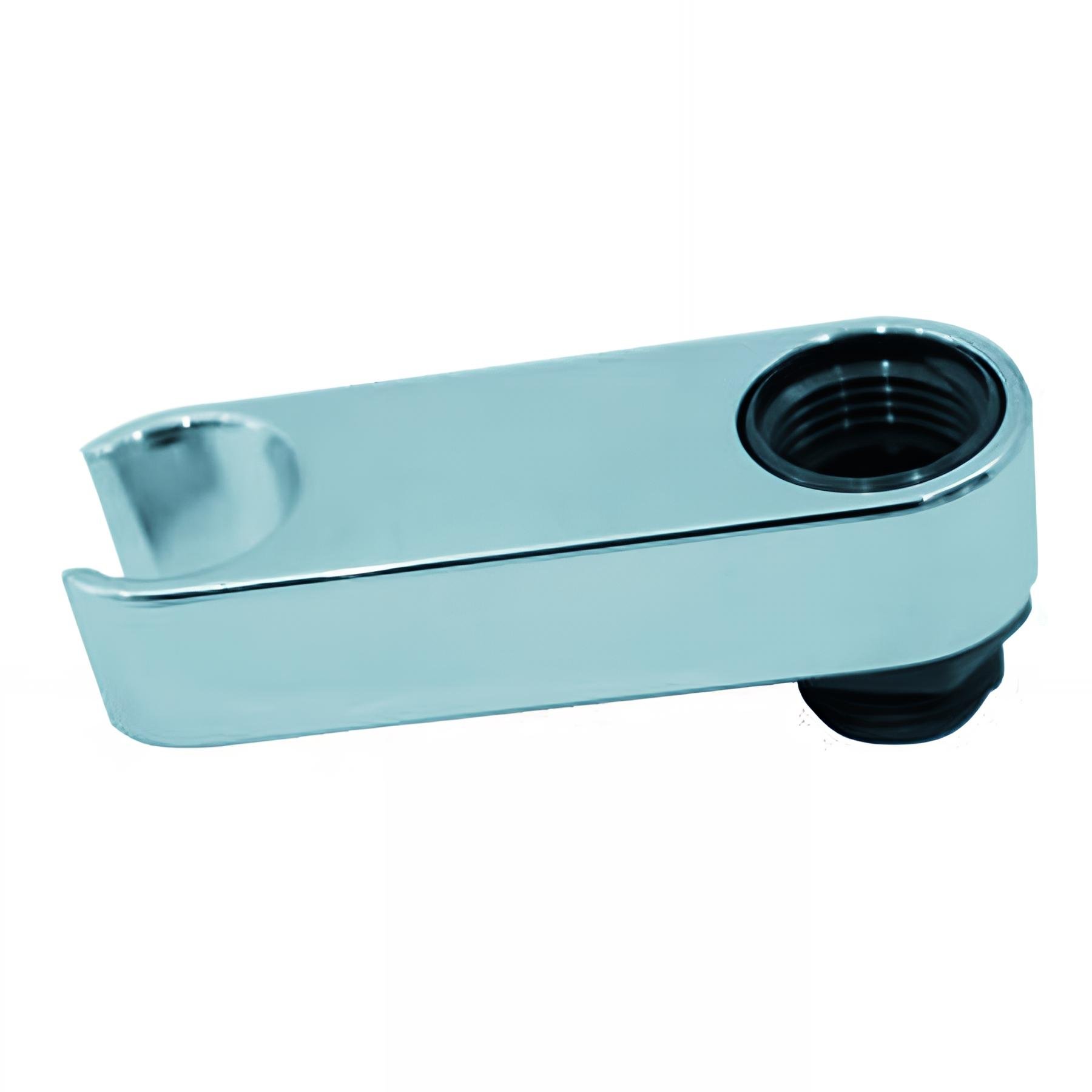 Support dessus dessous ABS chromé pour douchette, à fixer sur robinetterie 1/2"