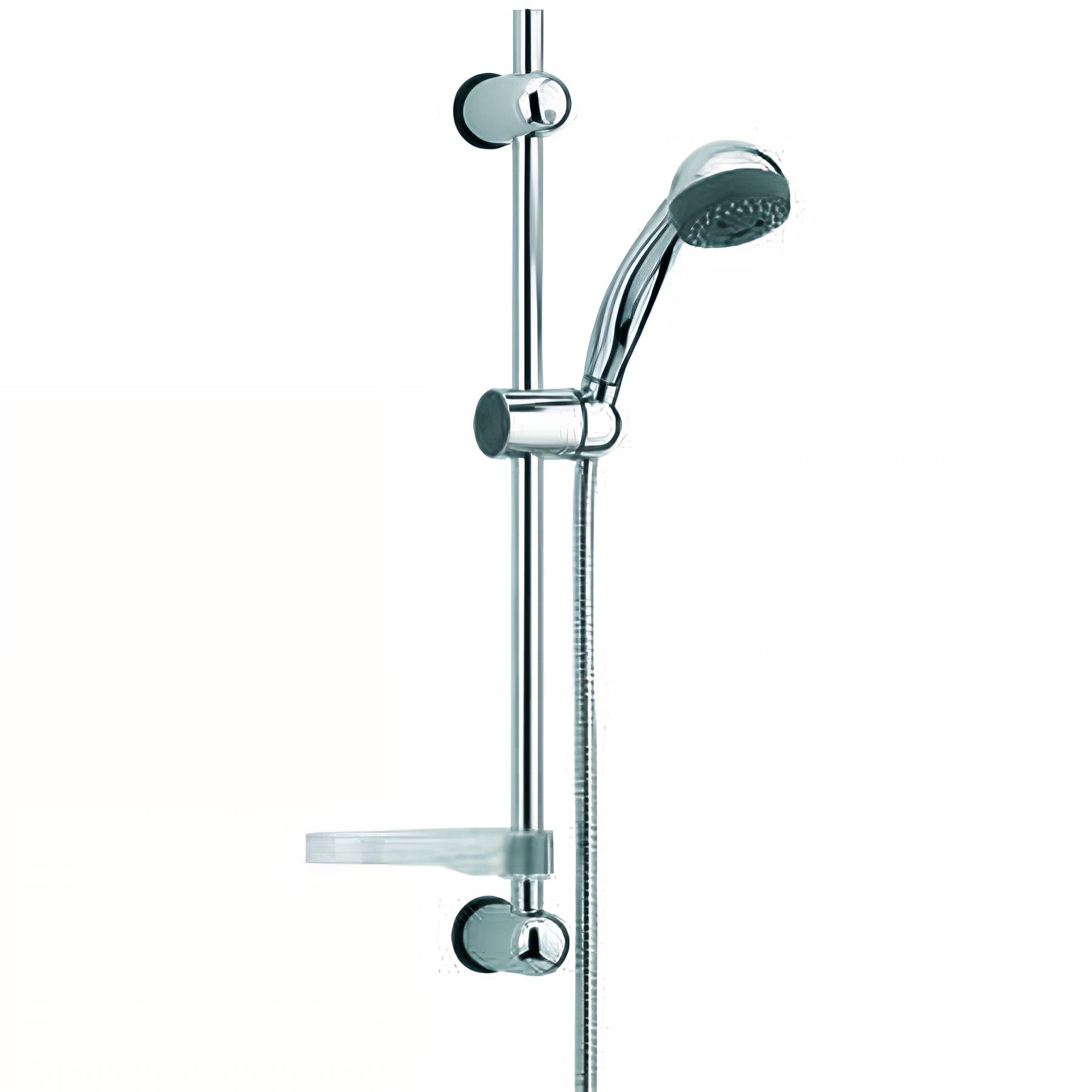 Ensemble MUTINE 2 jets, barre Ø18x600mm, porte-savon, flexible DA 1,75m